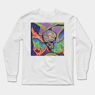 Elliot Extraterrestrial Art Long Sleeve T-Shirt